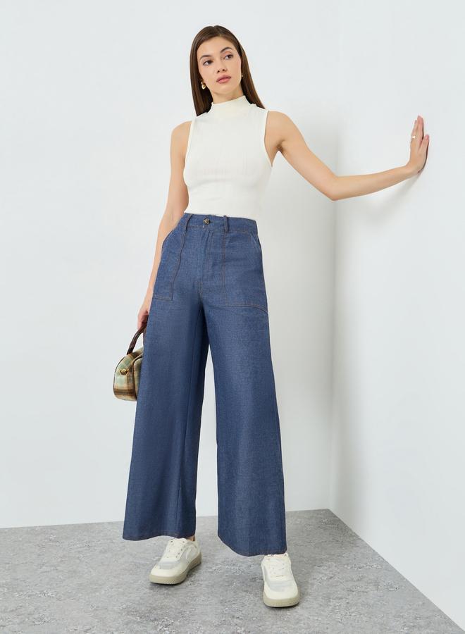 ستايلي جينز بأرجل واسعة - Image 4